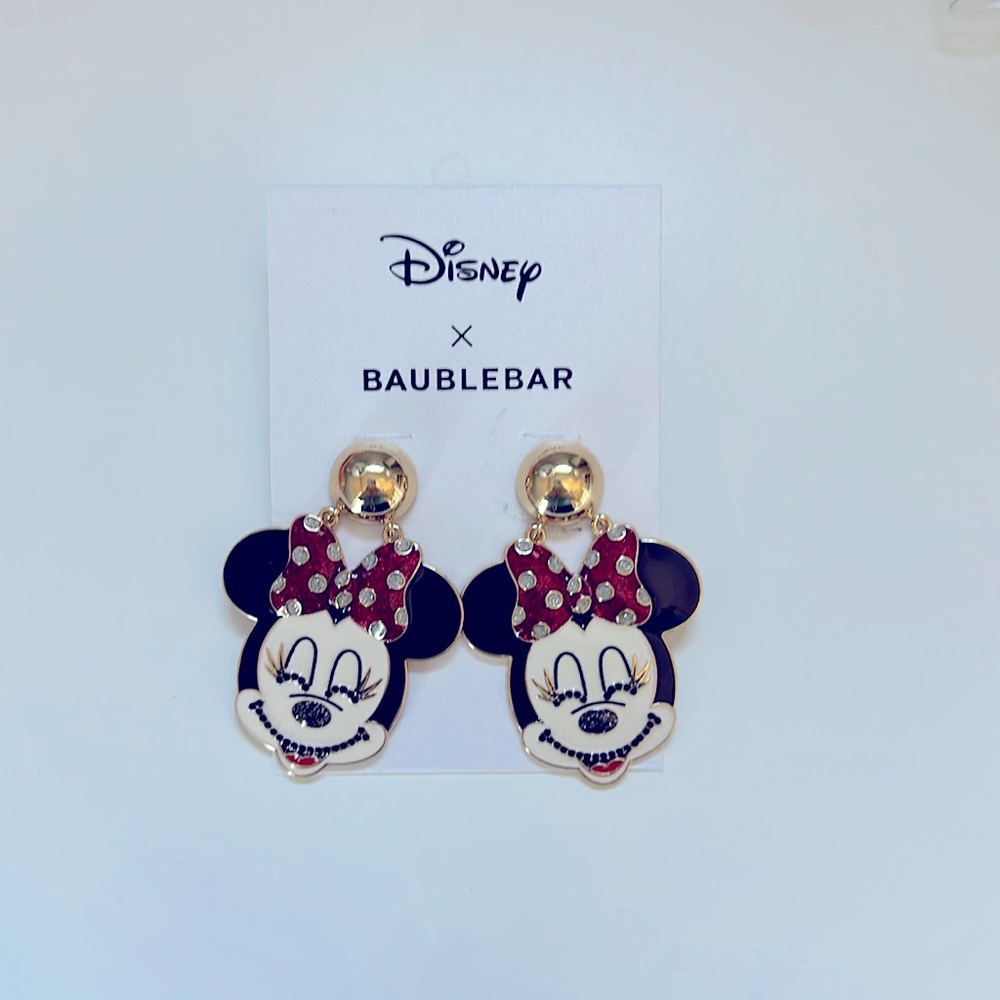 New Disney x Baublebar Minnie Mouse earrings